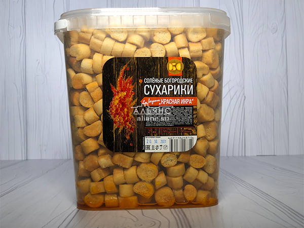 Сухарики с красной икрой в Новом Уренгое