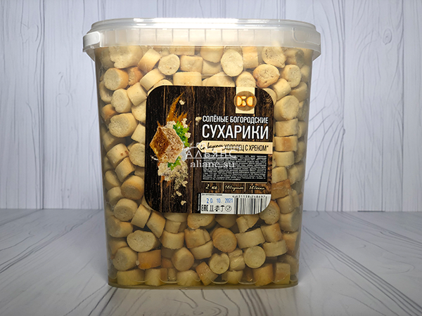 Сухарики с холодцом и хреном в Новом Уренгое