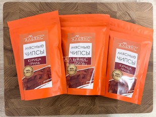 Японские снеки и крекеры: Мясо (АЛЬЯНС) вяленое курица 