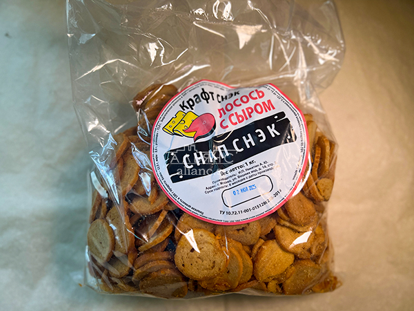 Снапсы ПШЕНИЧНЫЕ "Лосось с сыром" в Новом Уренгое