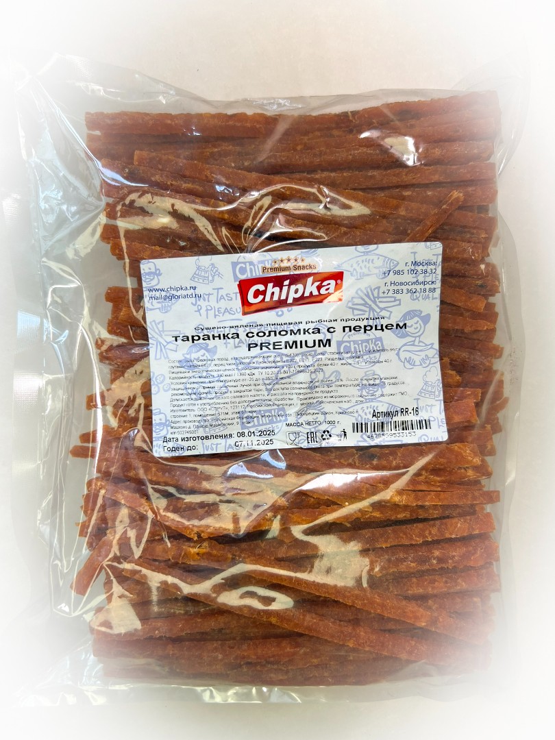 Таранка с перцем (соломка) (Chipka ПРЕМИУМ) в Новом Уренгое