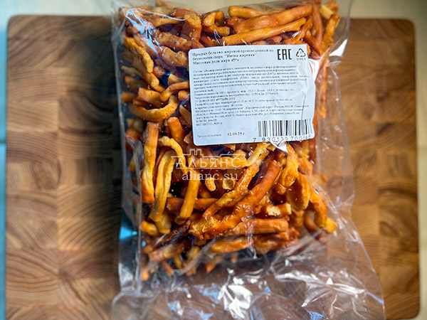 Нитка ЖАРЕНАЯ  Oktobersnack1 кг (сырный продукт) в Новом Уренгое