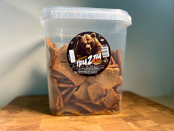 Ведро Ржаные гренки со вкусом Крылышки Барбекю (1 кг) в Новом Уренгое