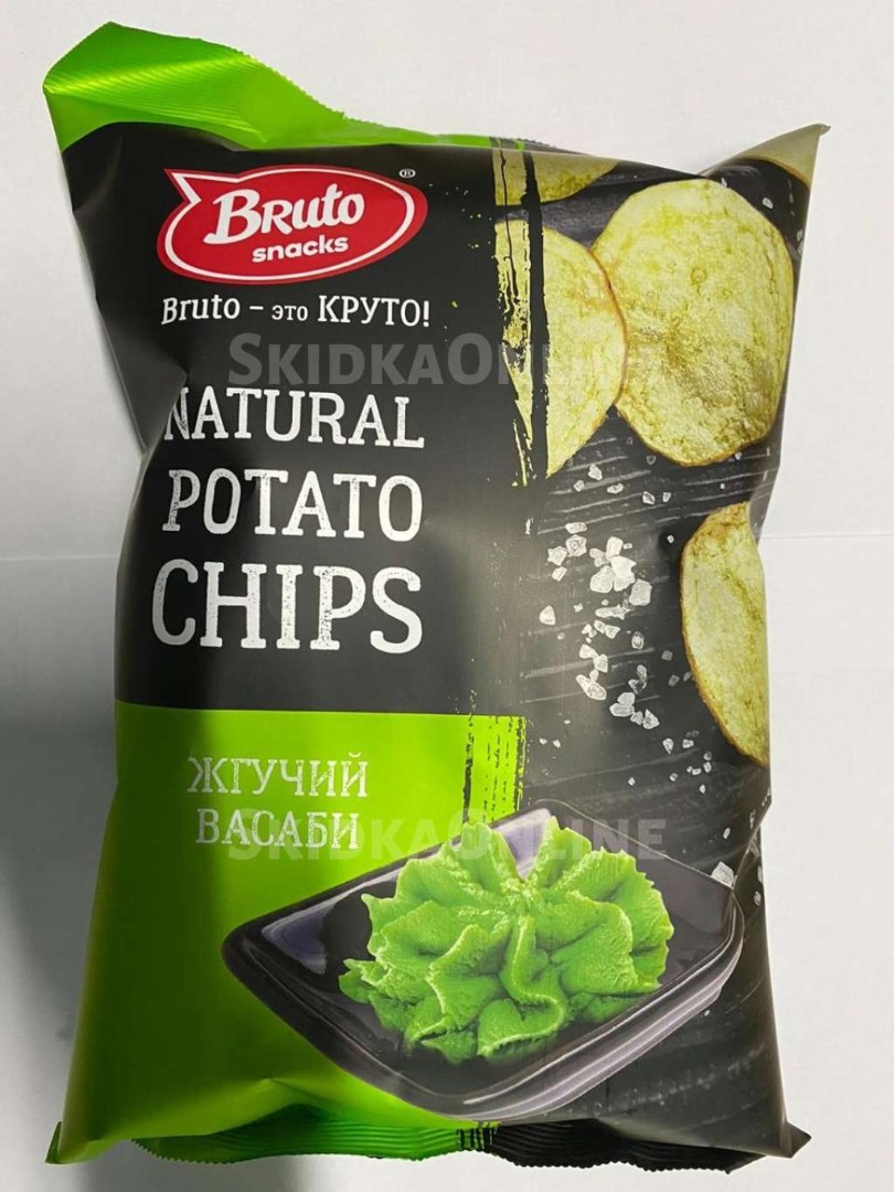 Картофель «Бруто» со вкусом васаби 130 гр. в Новом Уренгое