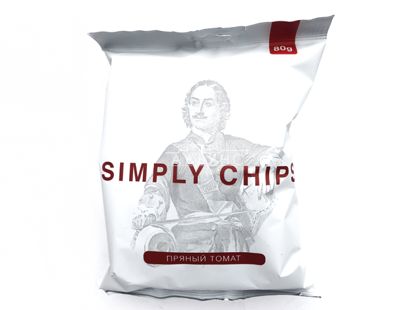 Картофельные чипсы "Simple chips" Пряный томат 80 гр. в Новом Уренгое