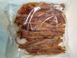 Ведро Ржаные гренки со вкусом шашлыка: Минтай солёно-сушёный (рваный)