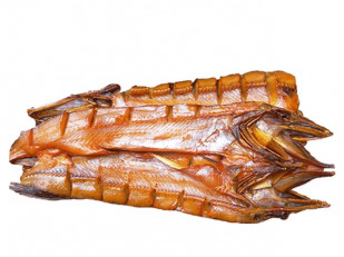 Арахис в глазури: Щука (бабочка) холодного копчения